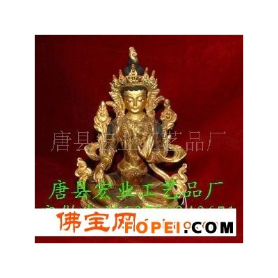 生产供应宗教庙宇黄铜铜雕工艺品佛像