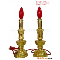 厂家直销佛灯、佛具、佛教用品、电蜡烛灯 9寸旺财蜡烛灯