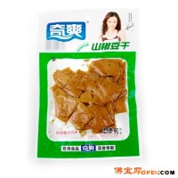 奇爽食品 山椒豆干90g 重庆特产 休闲食品 批发 整箱50袋