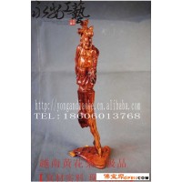 供应越南黄花梨名木雕刻 背葫芦笑佛弥勒 木雕加工 礼品摆件