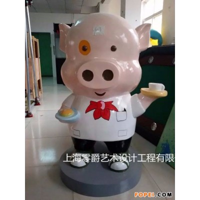 重庆猪猪侠雕塑-猪八戒石雕定制