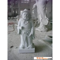 供应传统人物雕像，古代人物雕刻，寺庙神佛雕塑，周仓石雕像